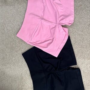 Amazon Women's Athletic Shorts - Pink and Black